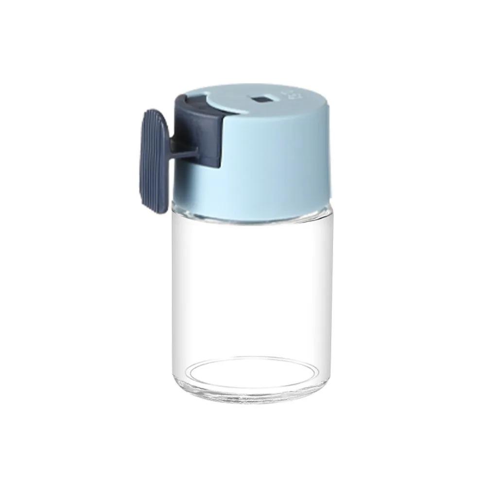 Glass Bottle Quantitative Salt Bottle Quantitative 0.5g Press Type Spice Dispenser Flavor Container Kitchen Accessories