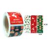 Year Gift Box Wrapping Merry Christmas Stickers Greeting Tags Sealing Labels Santa Claus Snowman