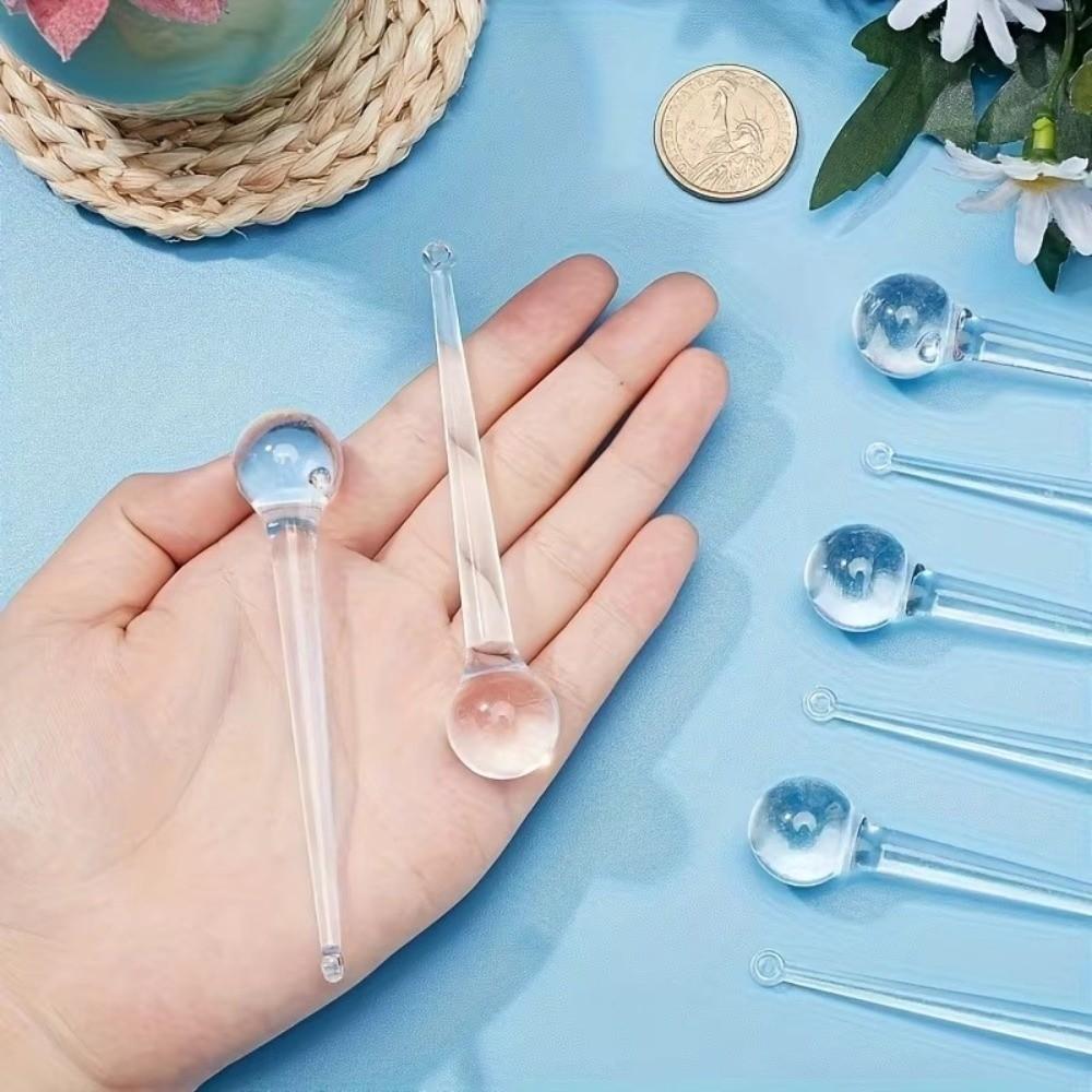 10pcs Clear Christmas Tree Ornaments Waterdrop Hanging Decorations Party Backdrop Decor