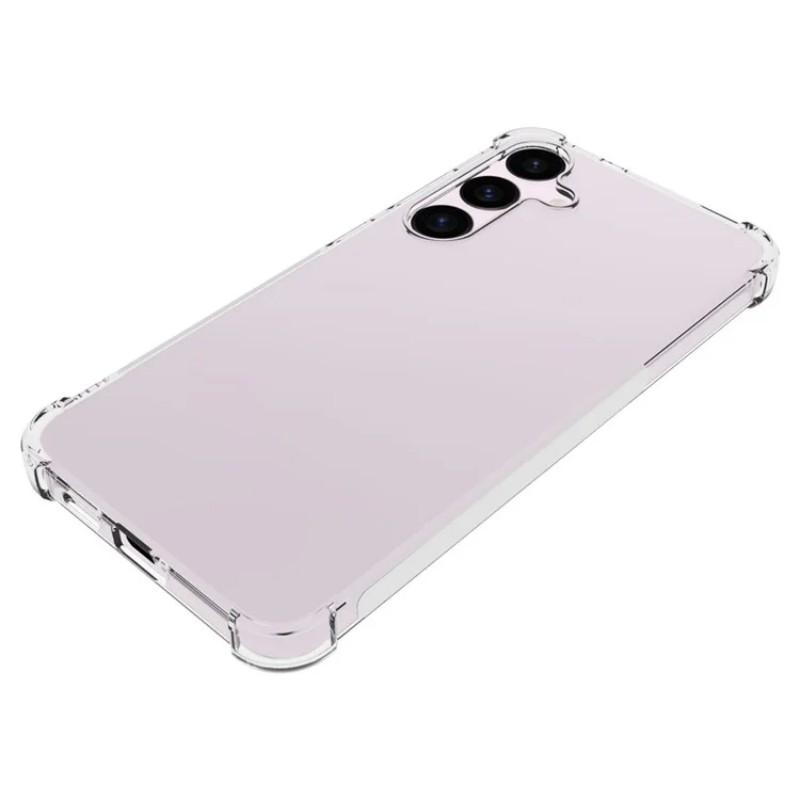 For Samsung Galaxy S24+ Back Cover WANLONFENG TM Series 2.0mm Clear TPU Phone Case (Big Lens Hole)