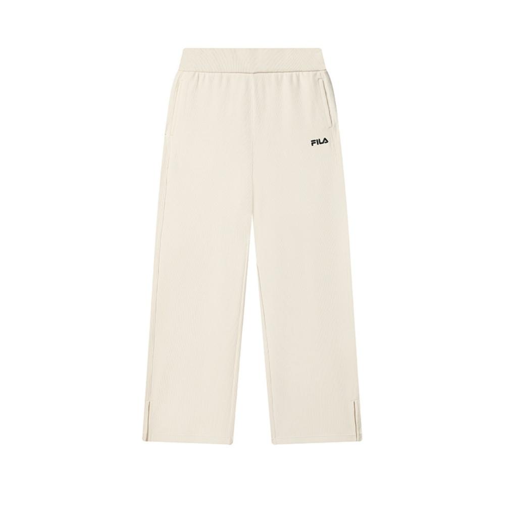 New FILA ORIGINALE Knitted Sweatpants Women's Pudding F11W539603FIV
