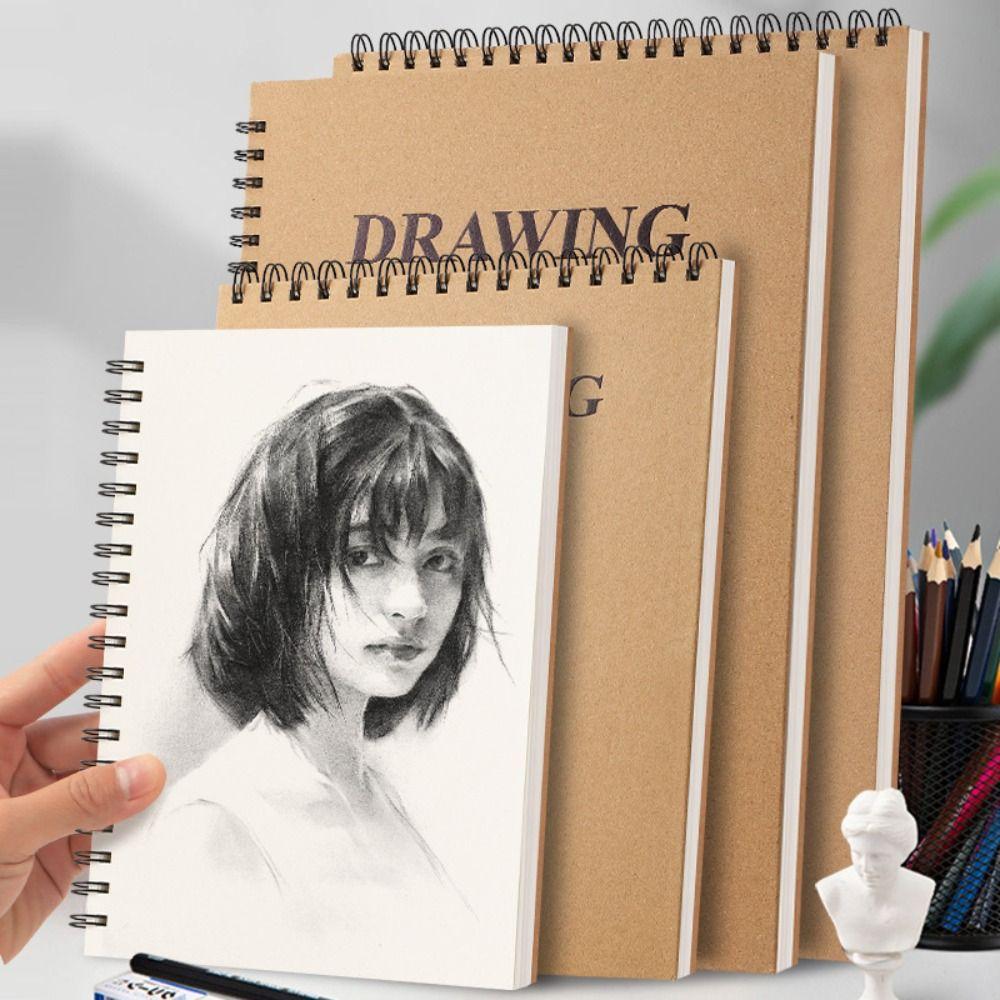 Thickened Thick Drawing Paper 30 Sheets Artist Sketch Pad A4 8K 16K Coil Sketchbook  Sketch