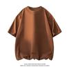 Men's Summer Wool Blend Half-High Collar Knit Short-Sleeve Sweater