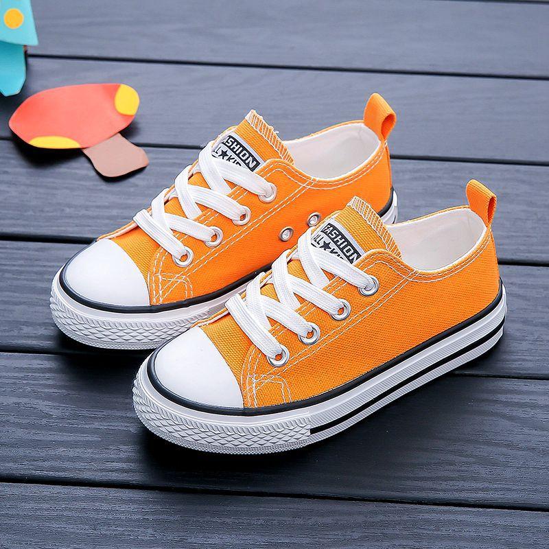 Eltern-Kind-Schuhe Jungen und Mädchen Schnürschuhe Kleine weiße Kinder Casual Canvas Schuhe Baby Sneakers Sneakers