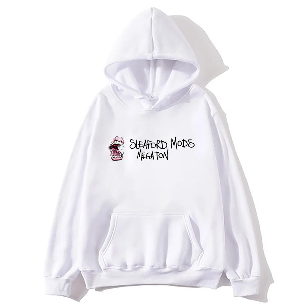 Sleaford Mods Megaton Hoodie Women Men Long Sleeve Hoody Fall High Street Oversize Streetwear Unique Aesthetic Creative