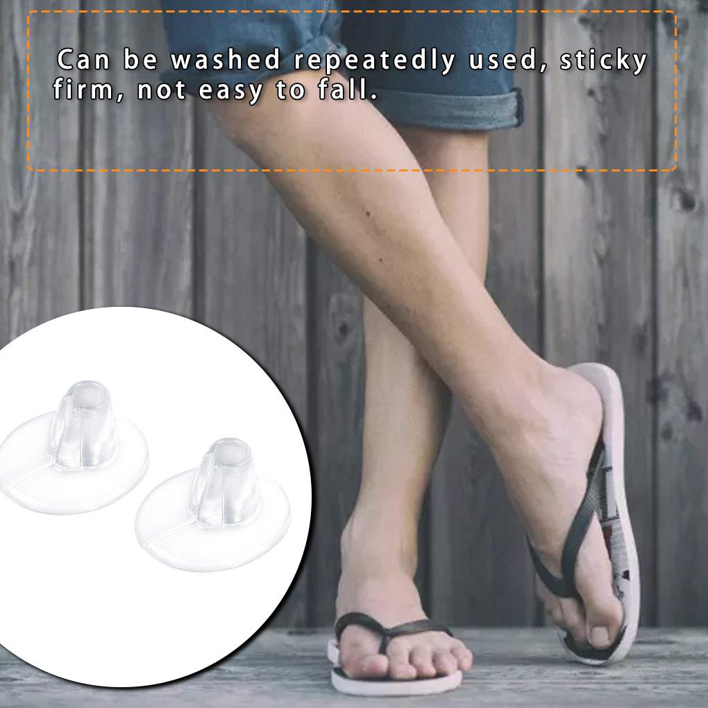 1 Pair Transparent Gel Shoes Foot Pads Anti-skid Wear Resistant Slippers Cushion Shoe-pad Footwear Comfortable Insole