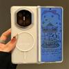 Magnetic suction ice mist is suitable for Huawei MateX1 collector's edition folding screen mobile phone case MateX1 simple X1 high-end mate