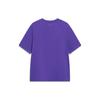 Li-Ning Sports Life Series Printed Letter Crew Neck Short Sleeve T-Shirt Men Tops Liberty-Purple AHST569-4