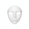 Paintable Half Mask Ready to Paint DIY Opera Even Surface for Cosplayers