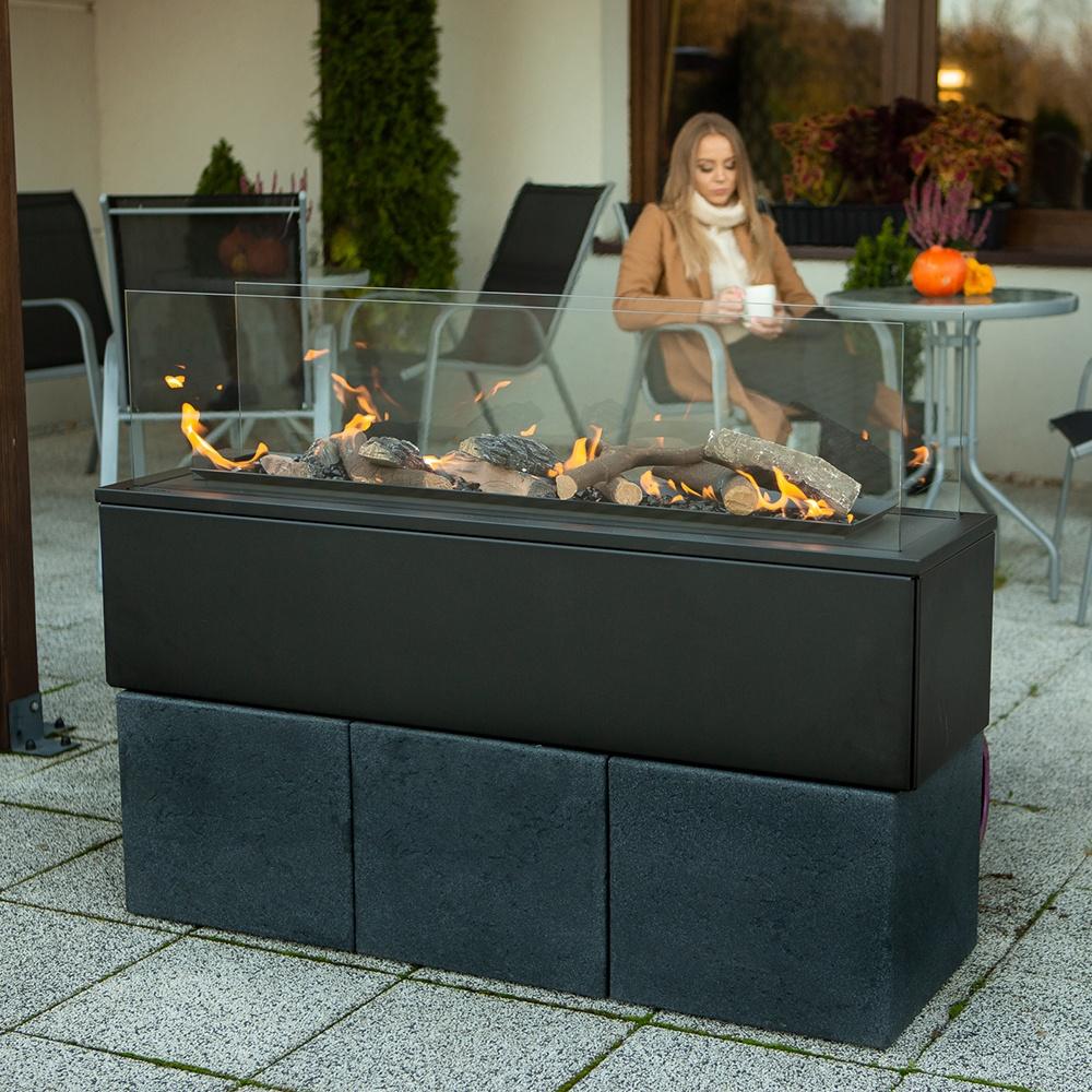 Patio Gas Heater Horizontal Automatic 17,5 kW