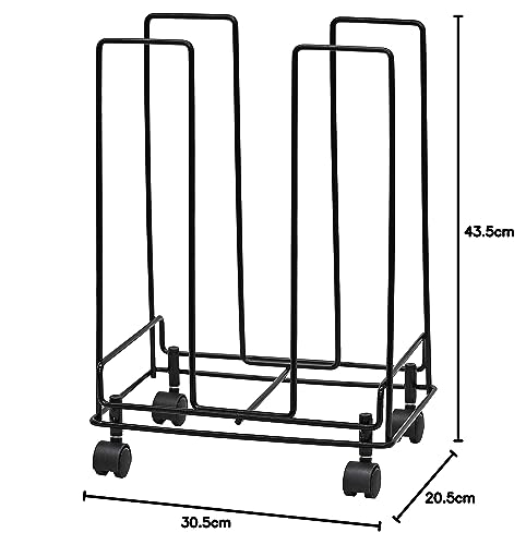 [BLKP] Pearl Metal Cardboard Storage Rack, Resin, Ready-to-Bind, Cardboard Stocker, Limited Edition, Black, BLKP, AZ-5167