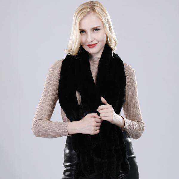 

omen Winter 100% натуральный мех кролика рекс шарф натуральный мягкий шарф из кролика рекс леди теплый настоящий мех кролика рекс глушитель Length 150cm чёрный