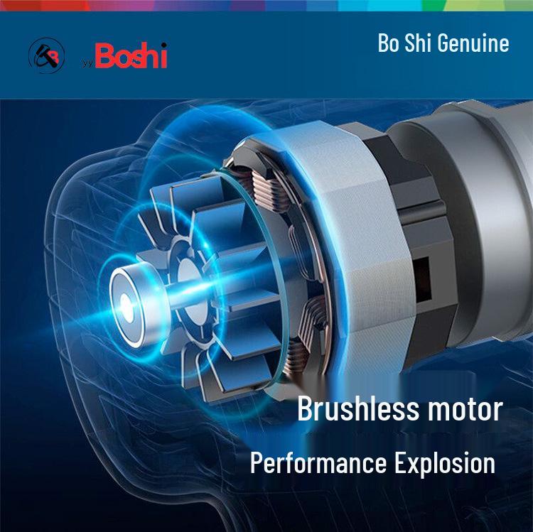 High-Power Brushless Lithium Electric Screwdriver & Drill with Rechargeable Battery