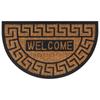 Semi-circular Doormat 45x75 Cm Rubber and Coconut Fiber