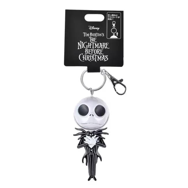 Disney Jack Skellington Light Up Keychain The Nightmare Before Christmas NEW