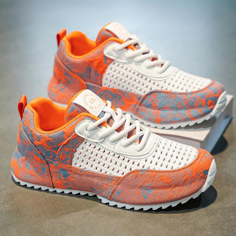 

Ultra-light summer 22 lightweight mesh new woven dad shoes soft baseplate shoes 39 белый