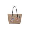 Bolsa de Ombro X Modelo Conjunto Star Wars Town 31 Lona Clássica Star Wars com Patch de Emblema em Couro Grande Capacidade Tote Tote Portátil