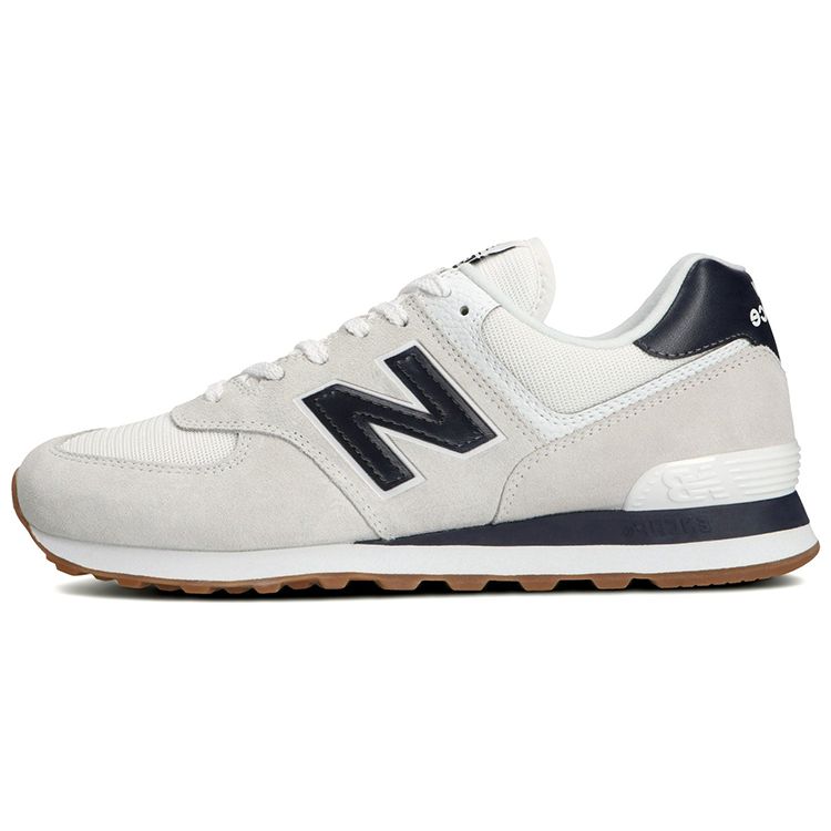 Кроссовки унисекс New Balance 574 White Navy Gum Серые ML574TF2 37