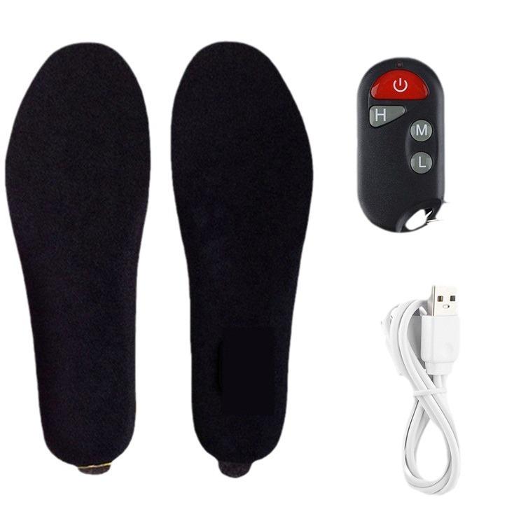 Rechargeable USB Heating Insoles – Cuttable, Washable Warm Foot Pads for Men and Women