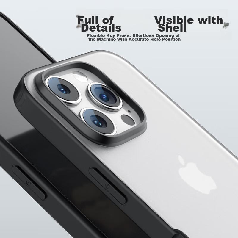 IPhone 16 Pro Max Case, Matte Armor Ultra-Thin Shockproof Protective Cover for Apple IPhone 16 Pro Max, Premium Gray