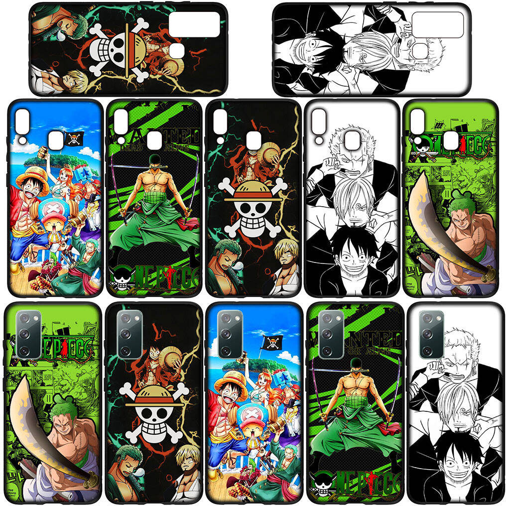 Phone Case for iPhone 17 15 16 Plus Redmi Note 14 12 11 13 Pro Max Huawei P30 P20 Lite OPPO A60 A40 A80 A18 Roronoa Zoro Anime Luffy One Piece Cover