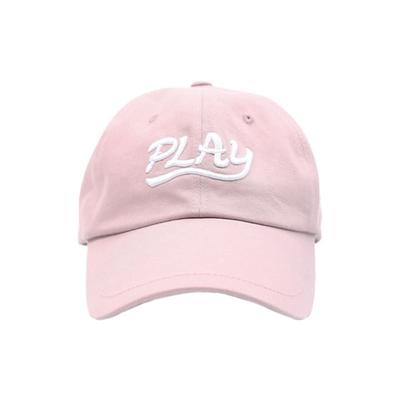 PLAYIAN Play Embroidery Point Ball Cap - PINK