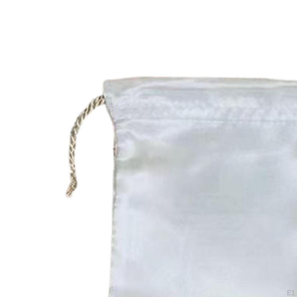 5 Stück Staubschutz Aufbewahrungsbeutel, Reisebeutel mit Kordelzug, Satin-Geschenktüten zur Verpackung