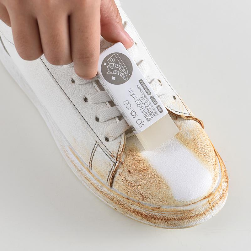 Japanese Deerskin Suede Eraser Sneakers with Special Brush for Cleaning and Care