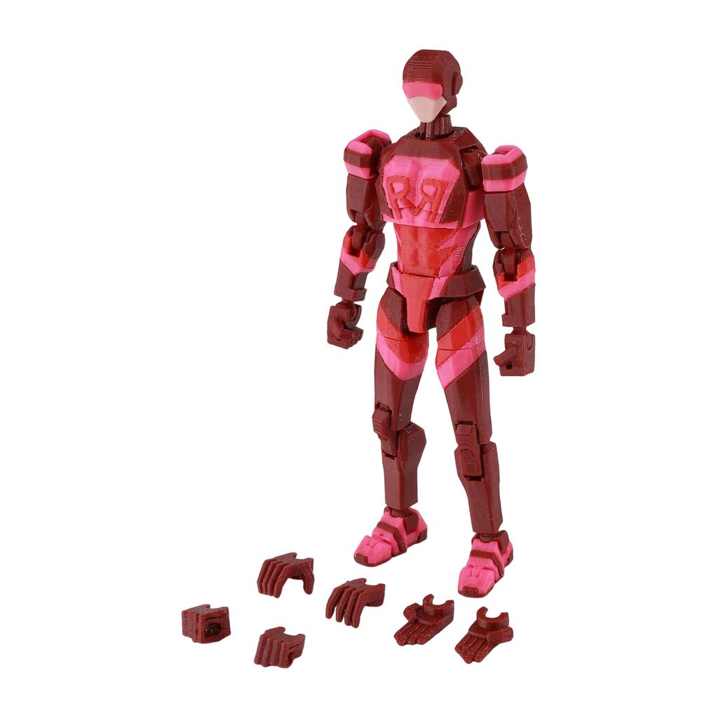 3D Printed Articulated Joint Figure Fully Poseable Action Model with Multiple Movable Parts for Creative Display and Collection