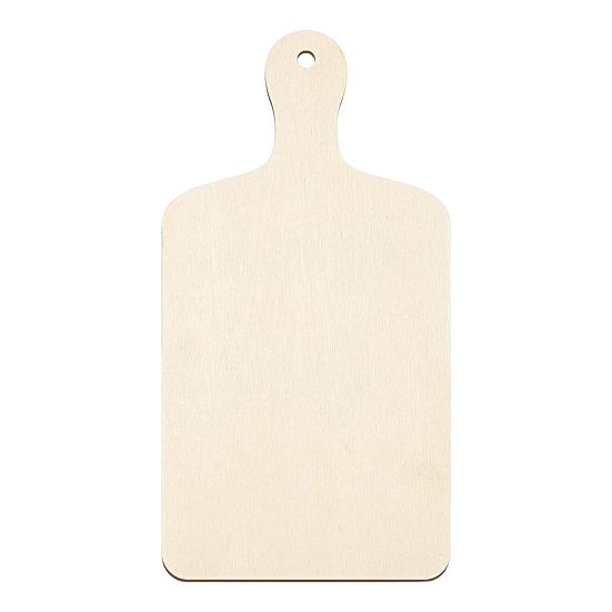 Serveringsbrett God Glatt Kant Tre Skjærebrett Tre DIY Hakkebrett Kjøkkendekorasjon Trebrett for Hjemmet