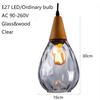 Modern Creative European Water Wave Glass Chandelier LED E27 Living Room Dining Room Kitchen Cafe Interior Lighting Fixture
