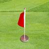 Golfová tyčka s vlaječkou a jamka Lehká sada kolíků s vlaječkami pro zahradu
