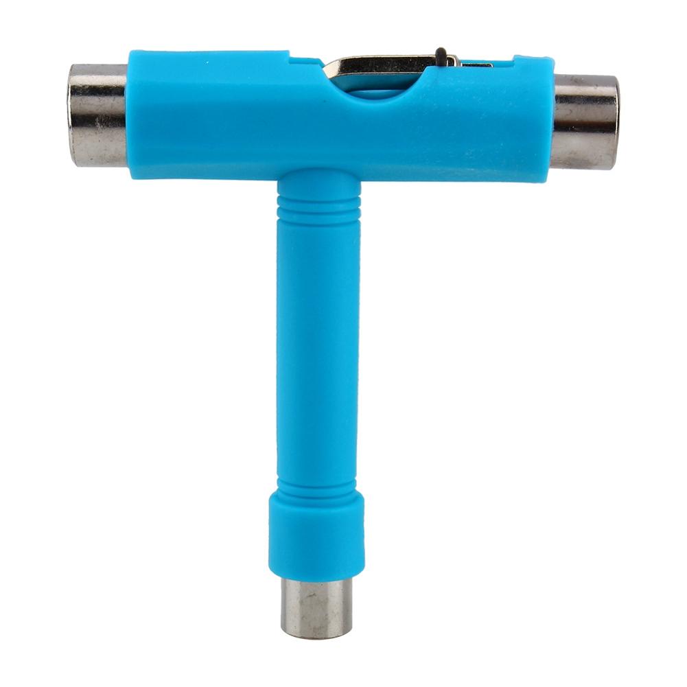 Skøytenøkkel Justeringsverktøy Skateboard Longboard Alt i 1 Nøkkel T-verktøy