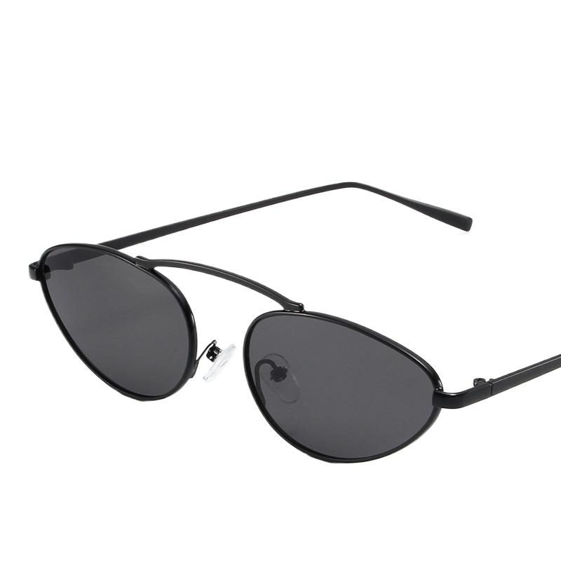 Fashion Ladies Cat Eye Sunglasses New Women Designer Eyewear Vintage Rimless Gradient Glasses For Female Metal Uv400 Eyeglasees