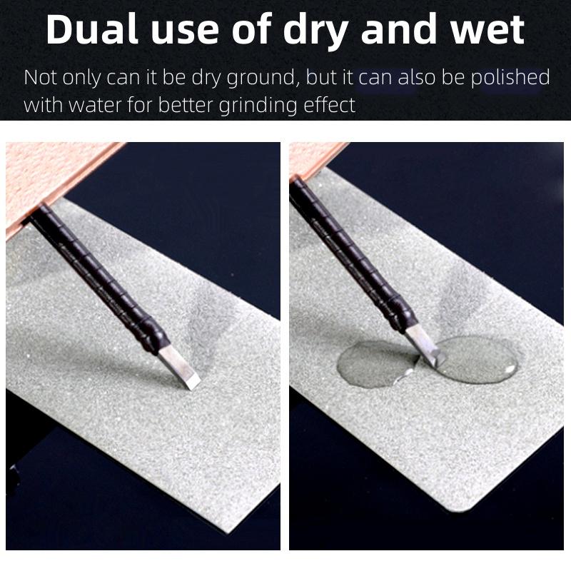Diamond Sharpening Stone 80-3000 Grit Knife Sharpener Bar Polishing Disc Rectangular Sharpening Plate Whetstone Abrasive Tools