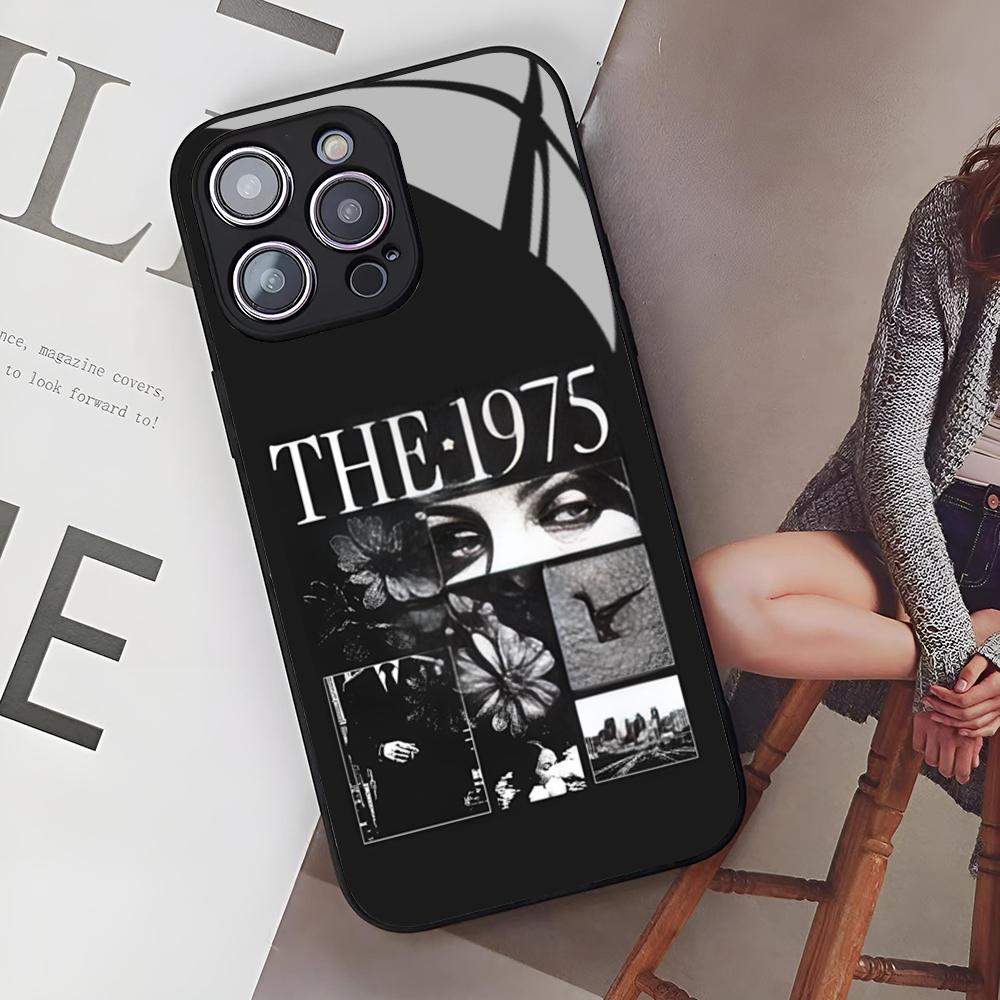 

The 1975 Rock Band Phone Case for Iphone 16 15 14 12 11 13 Pro Max Mini X Xr Xs Se 8 Puls glass Cover iPhone 12 Pro Max