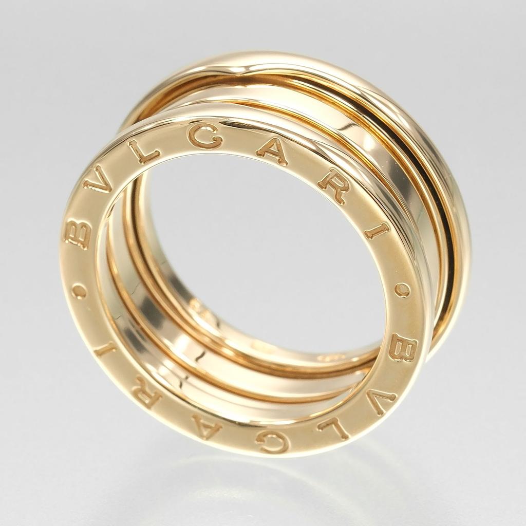 BVLGARI B.ZERO1 3 bands Ring Be zero one K18 yellow gold #6.6(US Size) 9.25g Women Used