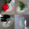 New Rainbow Sun Catcher Wall Stickers Light Catcher PVC Window Film Self Adhesive Decal Motorcycle Sticker PVC Film Home Decor