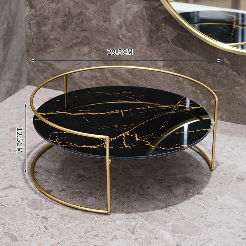 Creative Wrought Iron Cosmetics Lipstick Skincare Products Shelf Desktop Decoration Ornament Bathroom Kitchen Birdcage Shelf