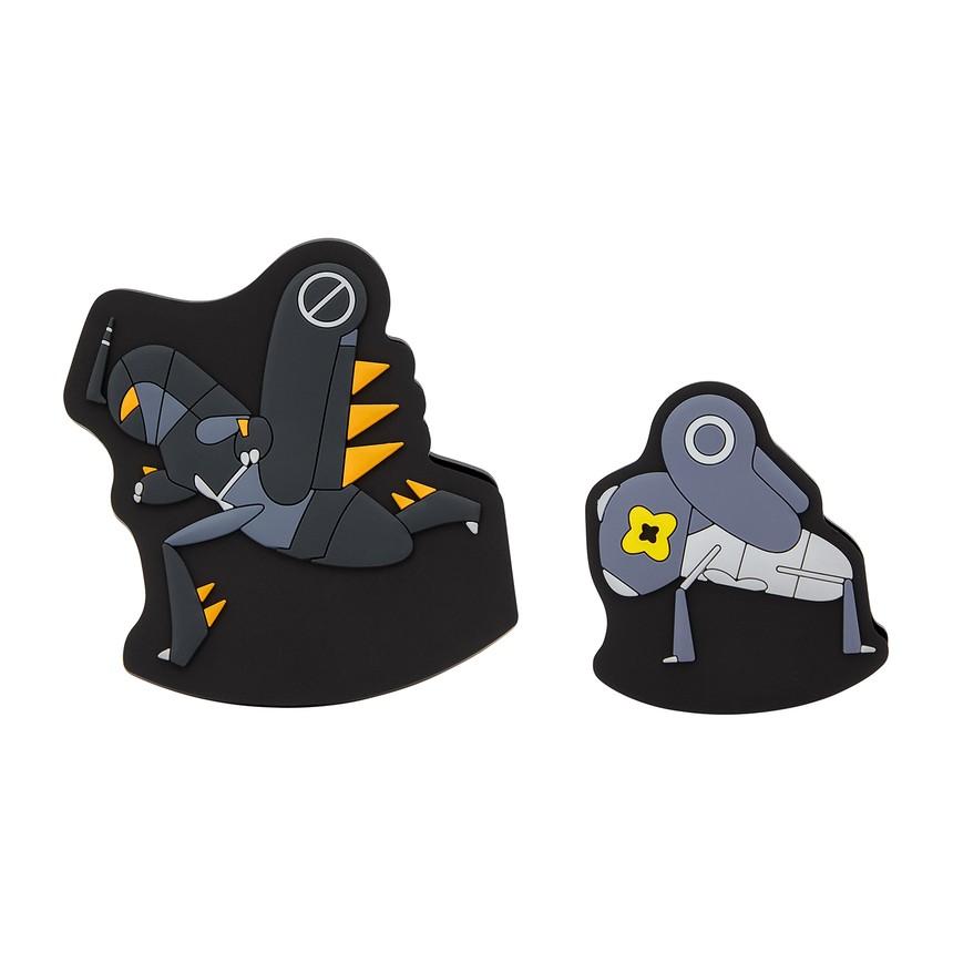 

[Pokemon] Pokemon Center SECRET of MIGHT Standing Rubber Clip - Pawmo & Lokix
