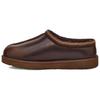 UGG Tasman Leather Regenerate Slipper Ironwood Men Sneakers Brown 1163890-IWD