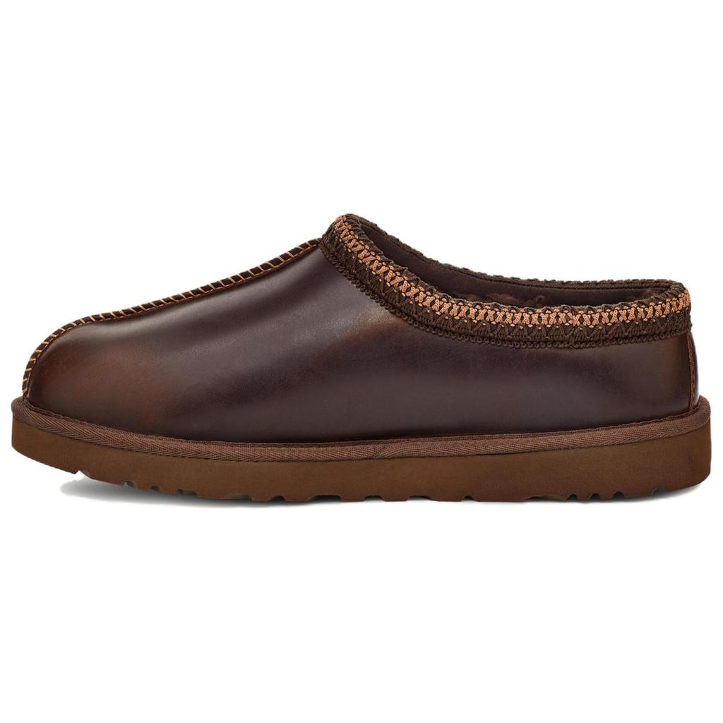UGG Tasman Leather Regenerate Slipper Ironwood Men Sneakers Brown 1163890-IWD