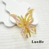 Luohe Acetate Large Butterfly Claw Hair Clip for Women's Updo Accessories