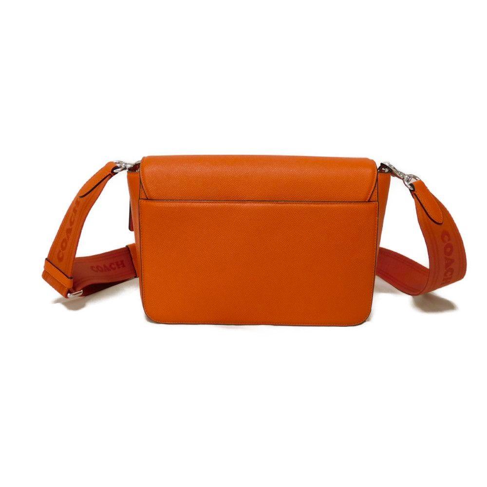 Used 9726 Interior Messenger Bag CJ843 7921 Current C Mark C Logo Cross Grain Signature Orange Men's from Japan