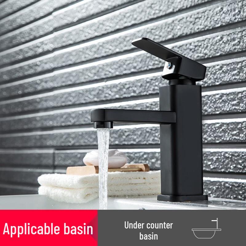 TLXT Stainless Steel Hot & Cold Bathroom Faucet