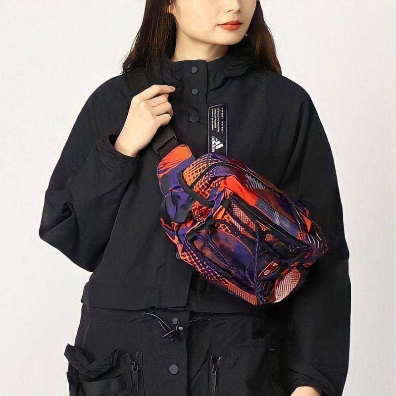 Adidas Polyester Sling Bag, Fanny Pack Regular Unisex Multicolor Adidas GT6658