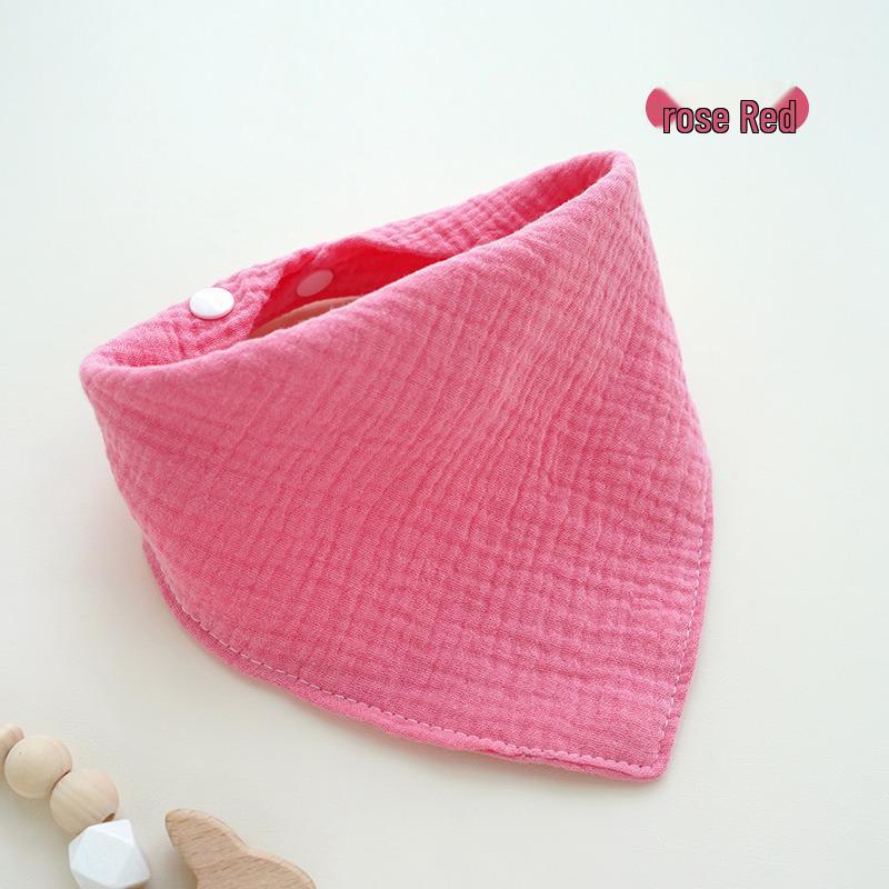 Effen Kleur Gekreukelde Muslin Katoenen Baby Slab - Pasgeboren Spuugvrij & Ademend