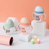 Children's 250ml Straw Sippy Cup with Handle - PC Plastic