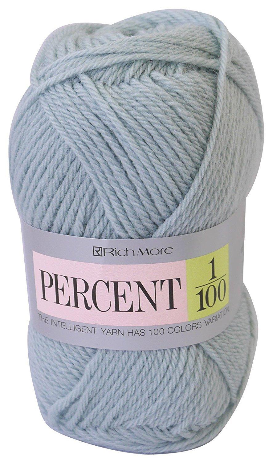 

Richmore Percent Пряжа Средний Светло-голубой 40г 120м Набор 10 мотков 017 Цв.22 Прибл.