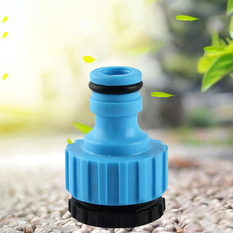 סט מחברים מהירים לצינור מים מפלסטיק עם מתאם פטמה עם הברגה פנימית למכונת כביסה, ברז, אביזרי צנרת גינה, חיבור הברגה זכר